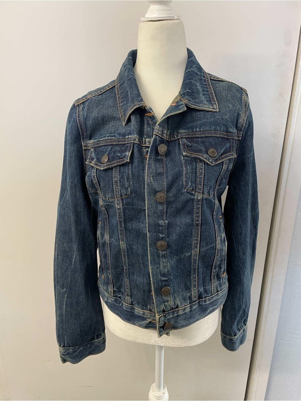 NWT J Crew Indigo Denim Jean Jacket Size M